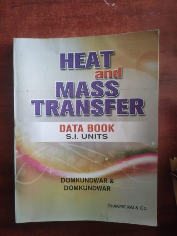 Heat and Mass Transfer