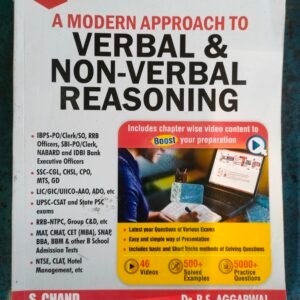 A Modern Approach to Verbal & Non-Verbal Reasoning - Includes Latest Questions and their Solutions REVISED Edition (English, Paperback, Aggarwal R. S)