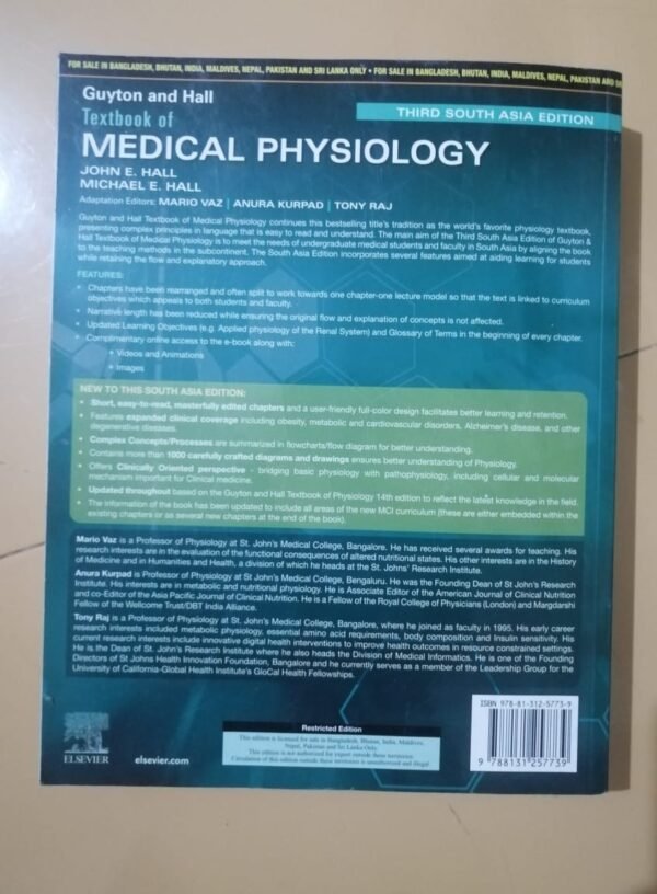 Textbook of Medical Physiology | Guyton and Hall