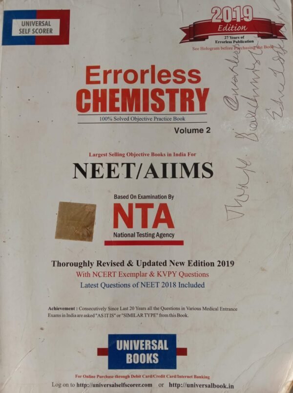 Errorless Chemistry Vol.2